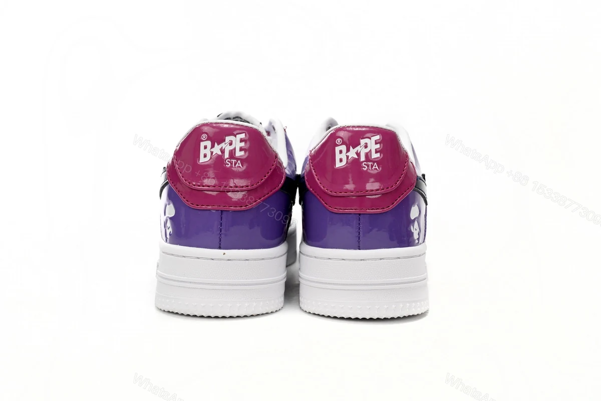 View 3 of A Bathing Ape Bape Sta Low Purple Mirror Surface 1H20 191 046