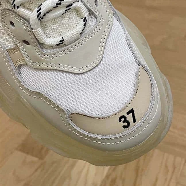 View 4 of BALENCIAGA MEN’S TRIPLE S SNEAKER CLEAR SOLE – BB201