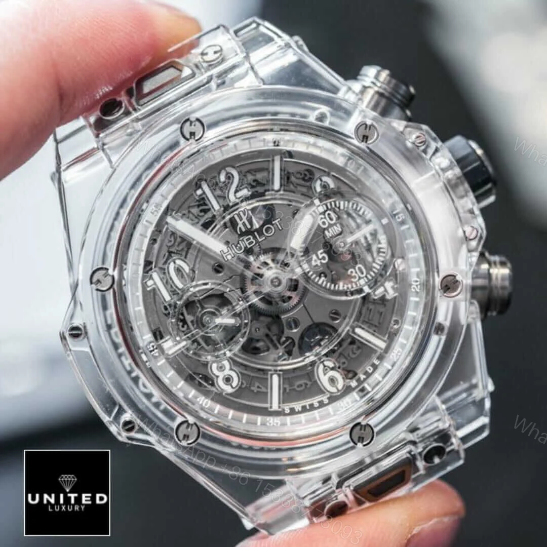 View 7 of Hublot Full Sapphire Replica