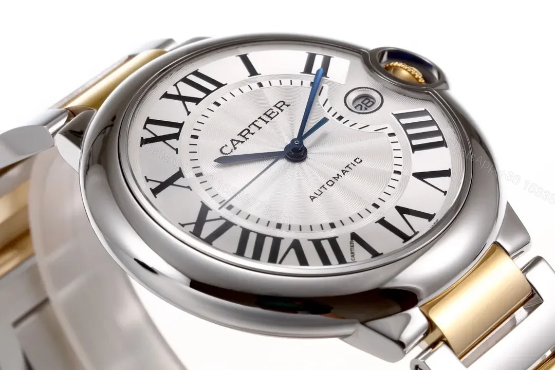 View 6 of GF Factory Cartier Ballon Bleu 42mm Two-Tone Stainless Steel and Gold Automatic Watch