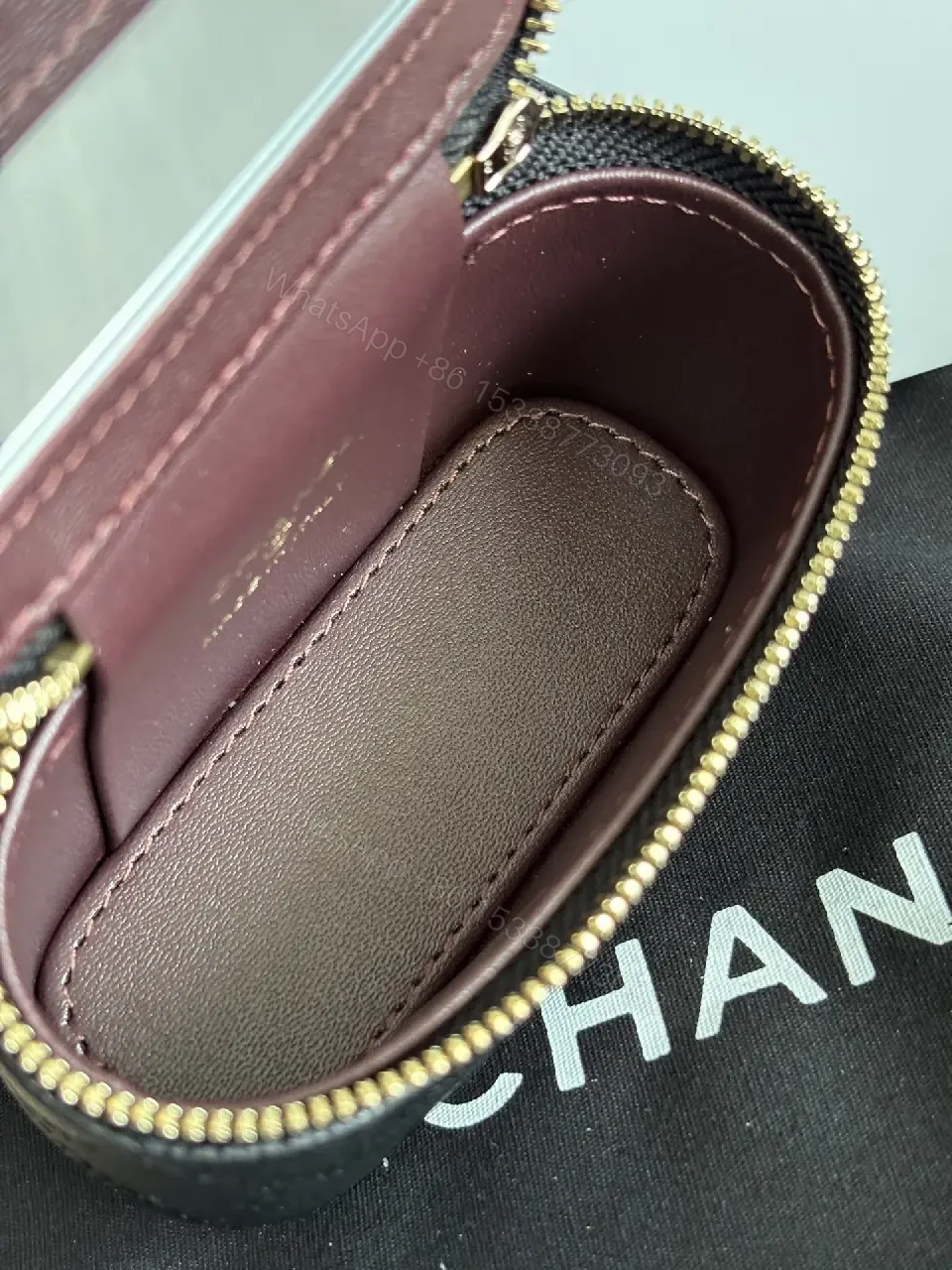 View 7 of Compact Quilted Chain-Linked Flap Bag: Luxe Mini Crossbody