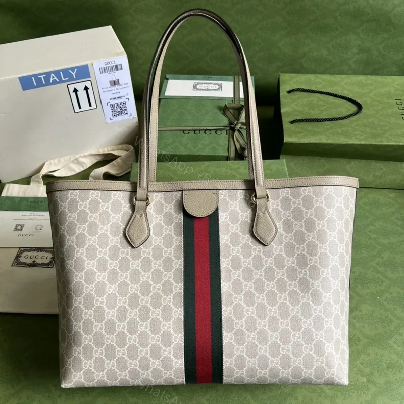 View 2 of Gucci GG Supreme Ophidia Medium