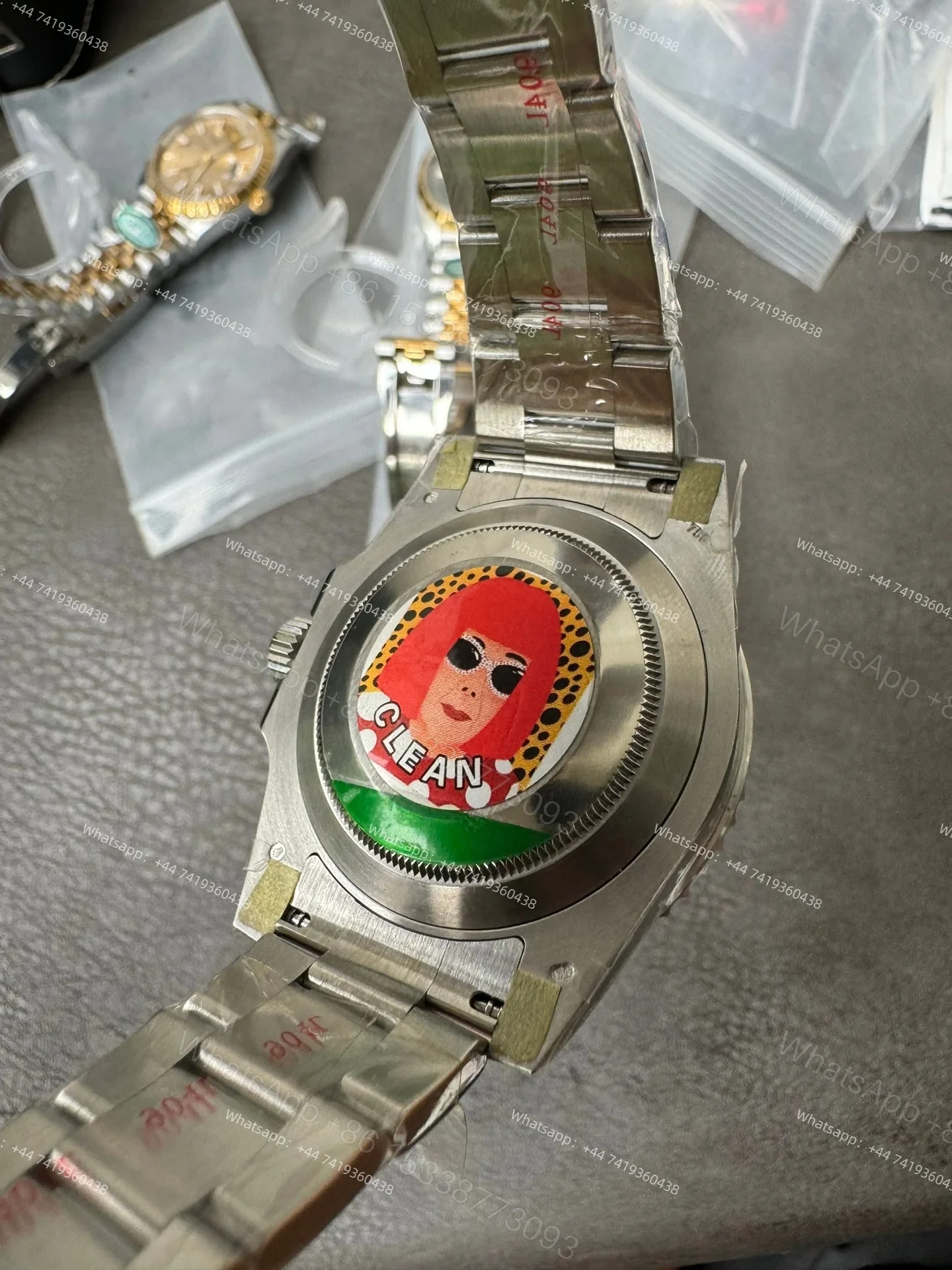 View 10 of Rolex Super Clone Watches 1:1 Smurf Submariner 116619LB VS3135 Movement 40mm
