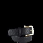 View 5 of GUCCI CALFSKIN MONOGRAM BLACK BELT GOLD METAL 4CM