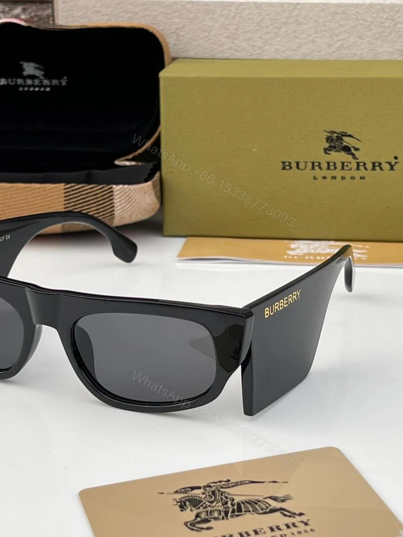 View 3 of First Copy Burberry 6148 Black Sunglasses