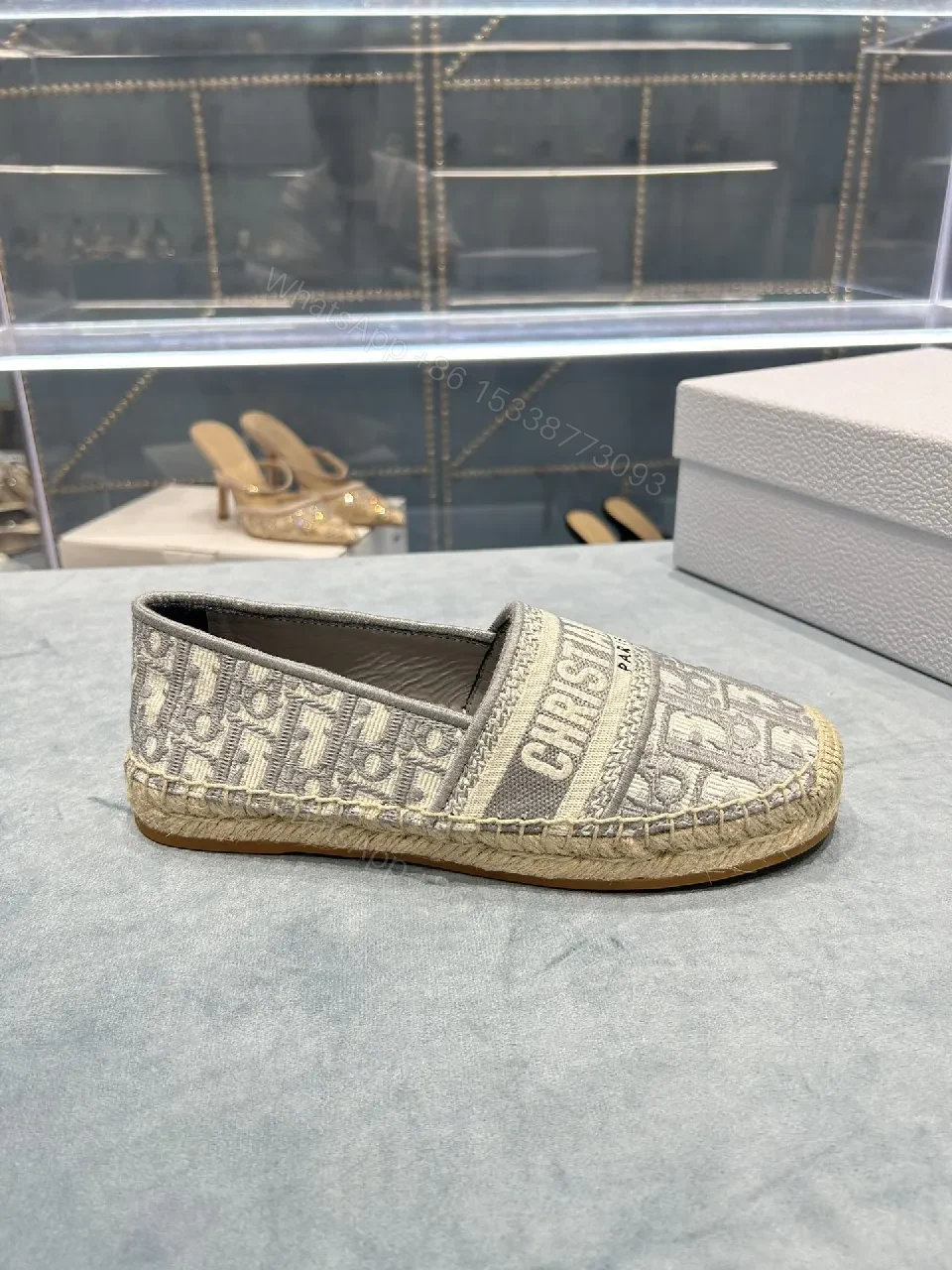 View 9 of Neutral Monogram Espadrille Sneakers: Lux Comfort