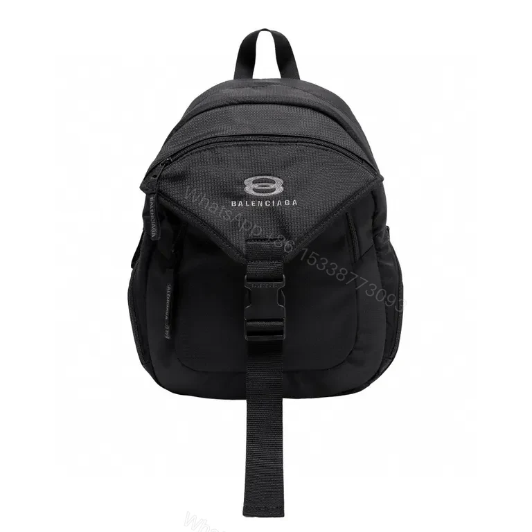 Black Nylon Micro Backpack â€” Balenciaga, Minimal Luxury, Compact Daily Carry — view 1