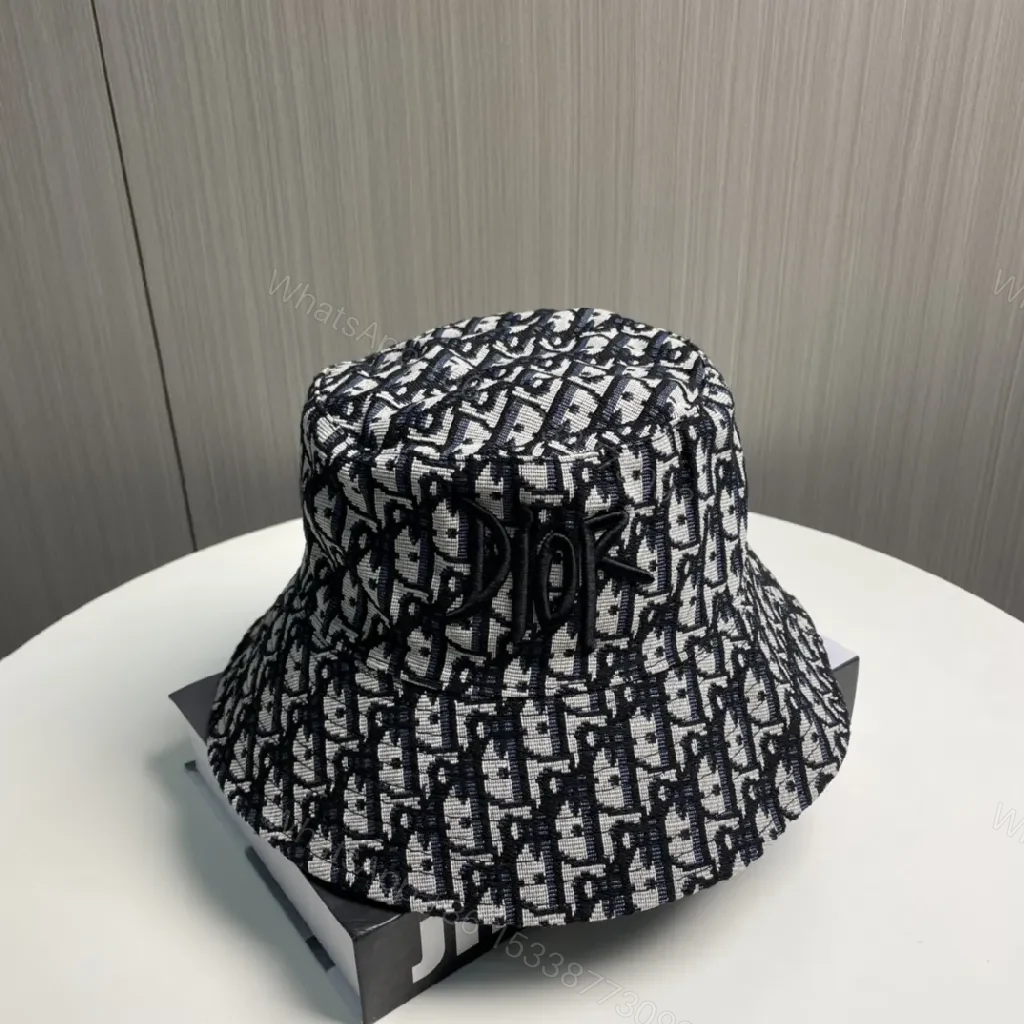View 9 of Bold DIOR-Logo Bucket Hat: Textured Everyday Luxe