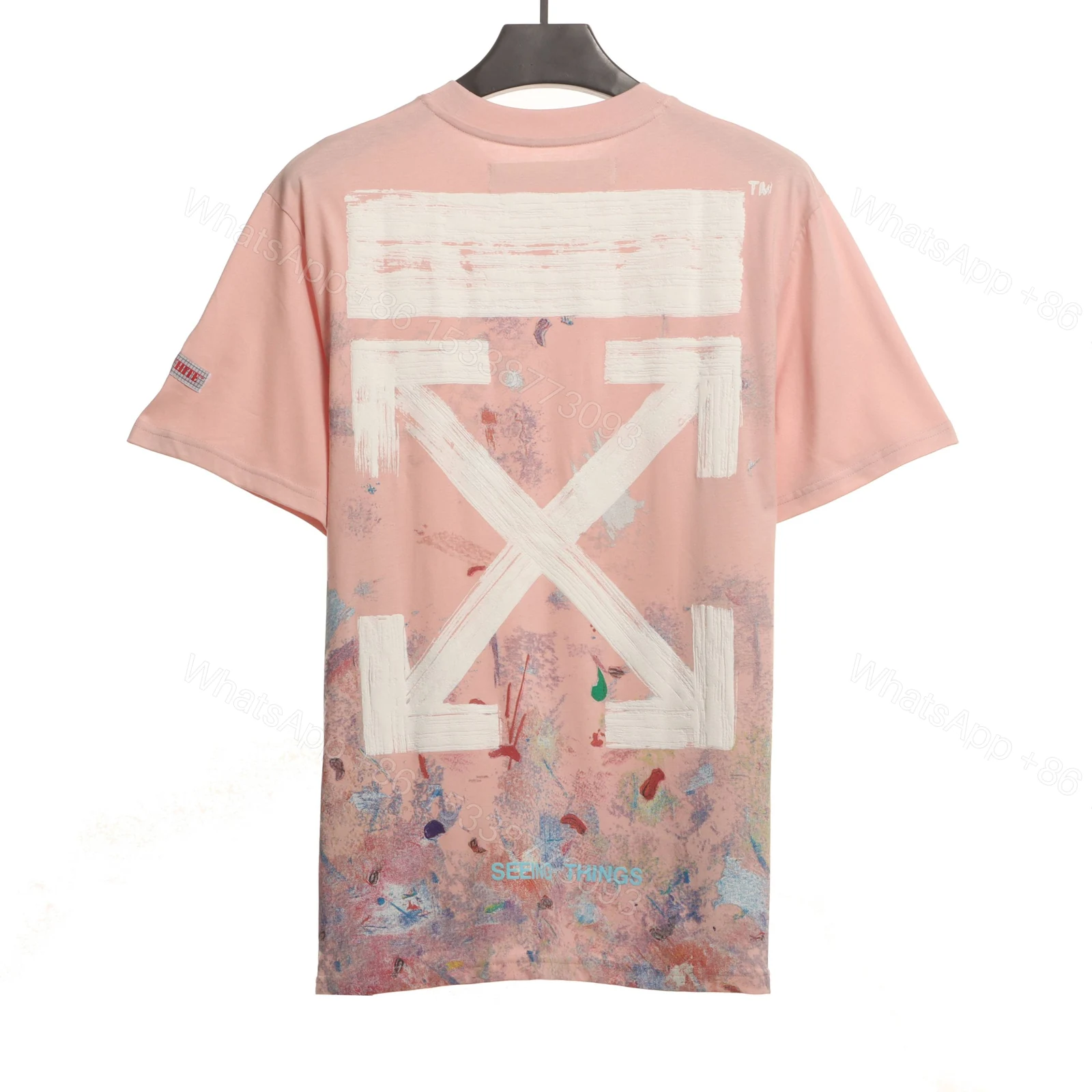 View 4 of Off-White Fireworks T-Shirt Pink