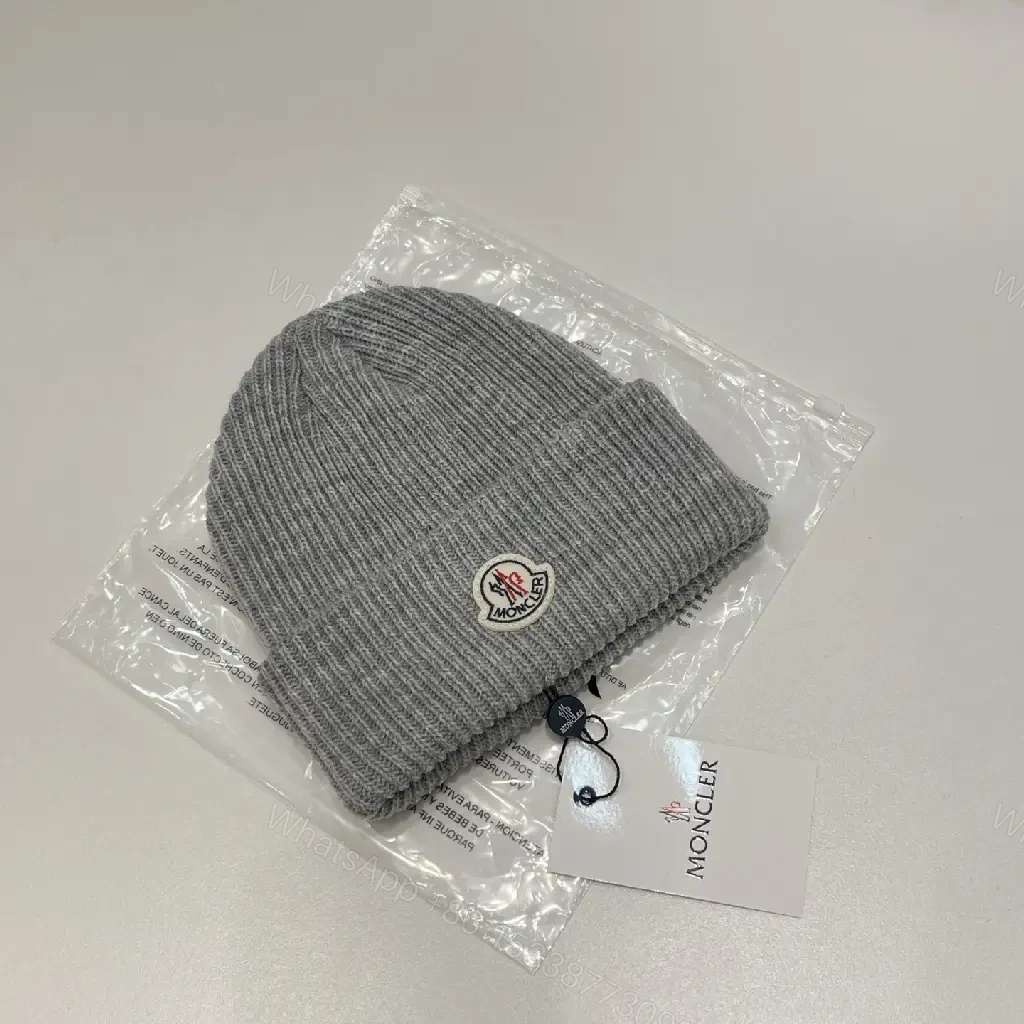 View 12 of Textured Knit Beanie with Leather Tag – Cozy Everyday Luxury