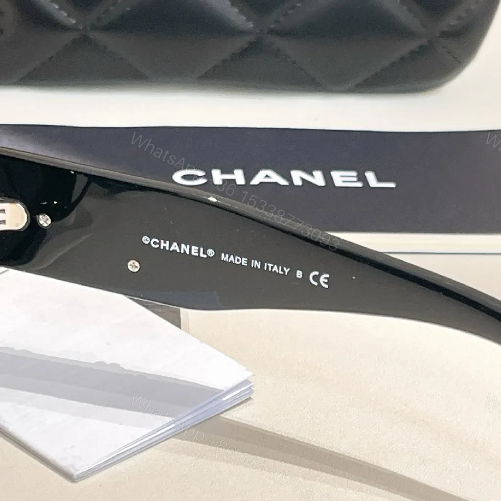 View 5 of Gradient-Charcoal Sunglasses with Quilted Case – Oversized Acetate, Luxe Style