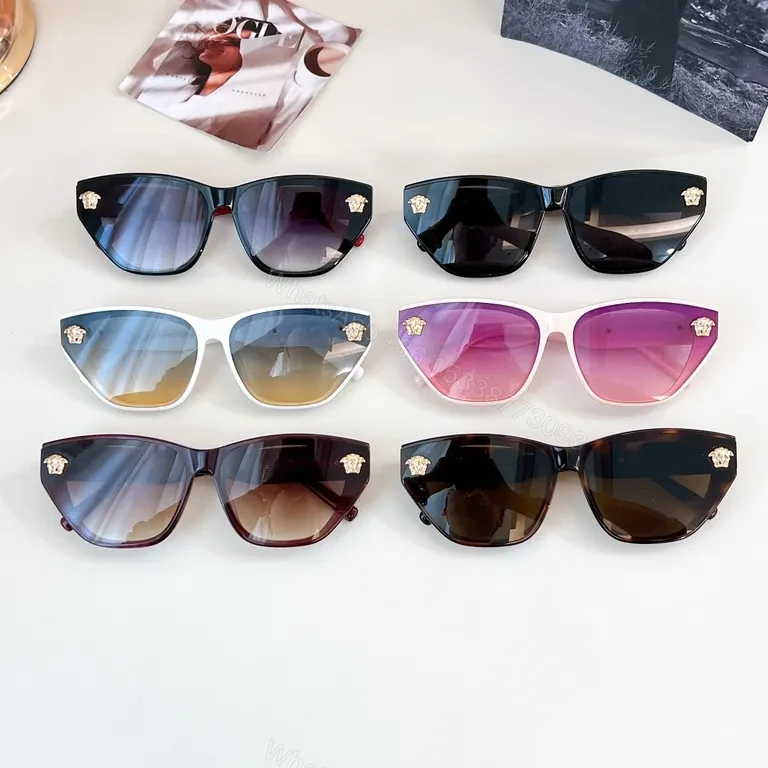 View 4 of Bold Luxe Sunglasses with Versace Detailing