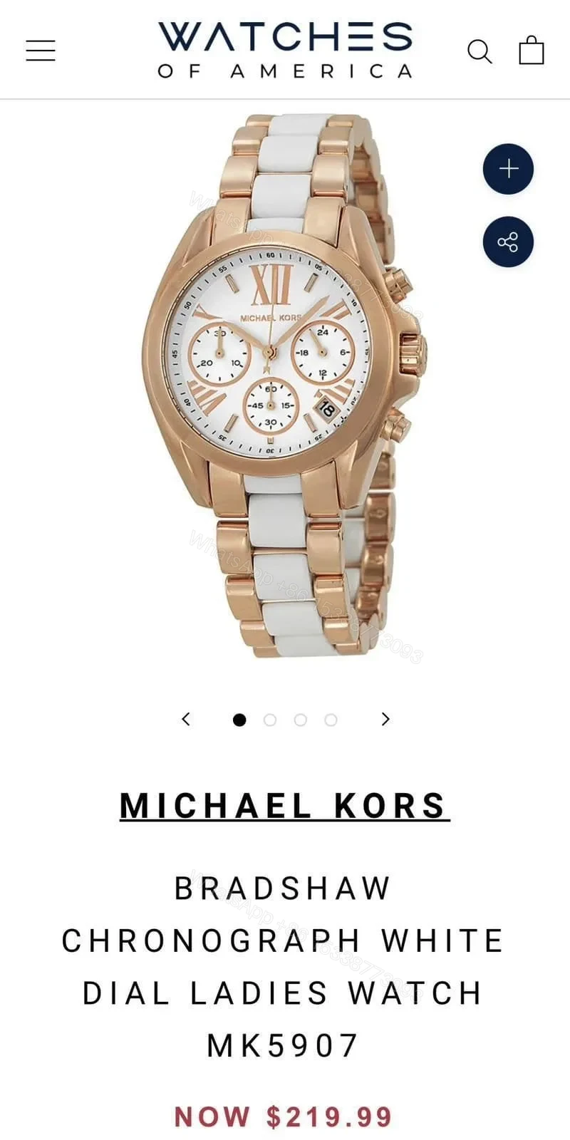 View 5 of Michael Kors 5907 Slim