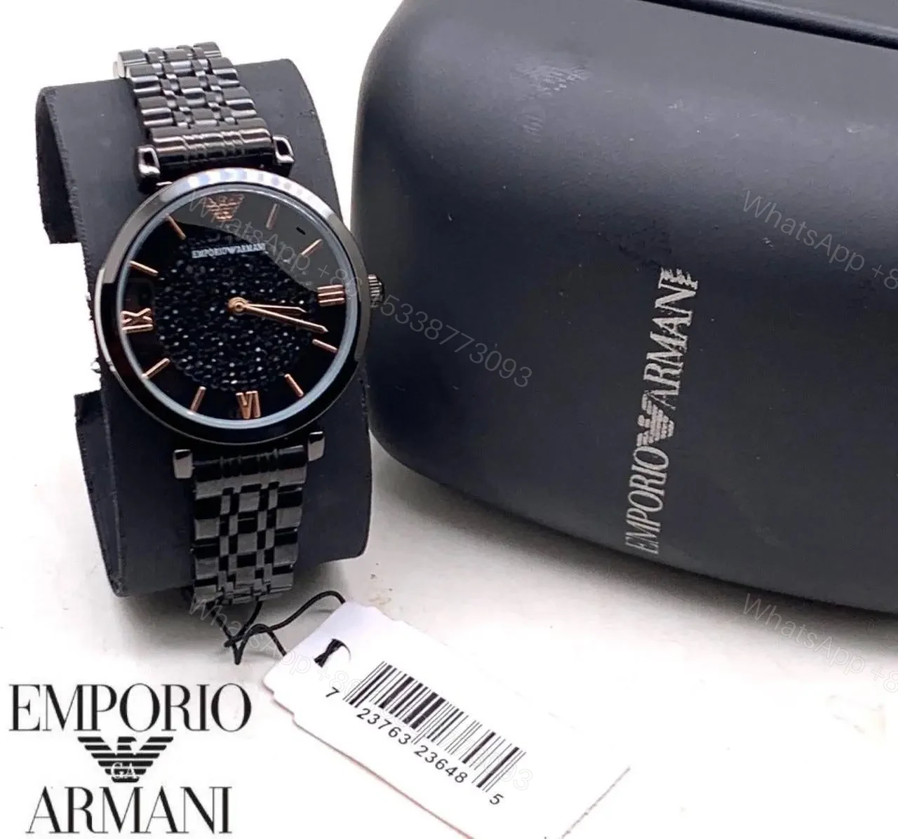 View 2 of Emporio Armani Black Slim Brand: Emporio Armani For: Her