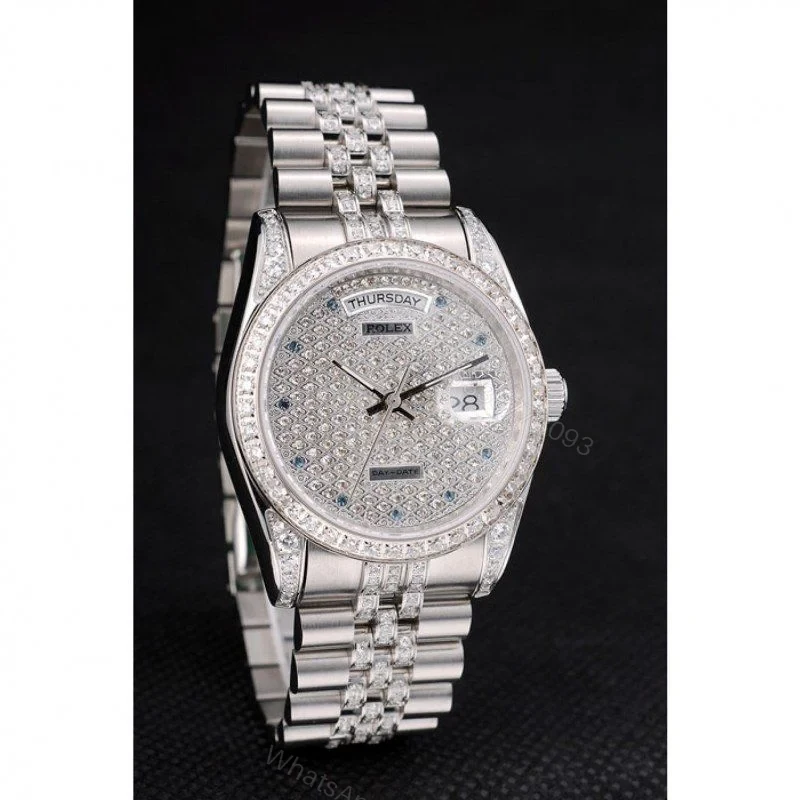 View 3 of Replica Rolex Day-Date Diamond Dial 41985 36 mm