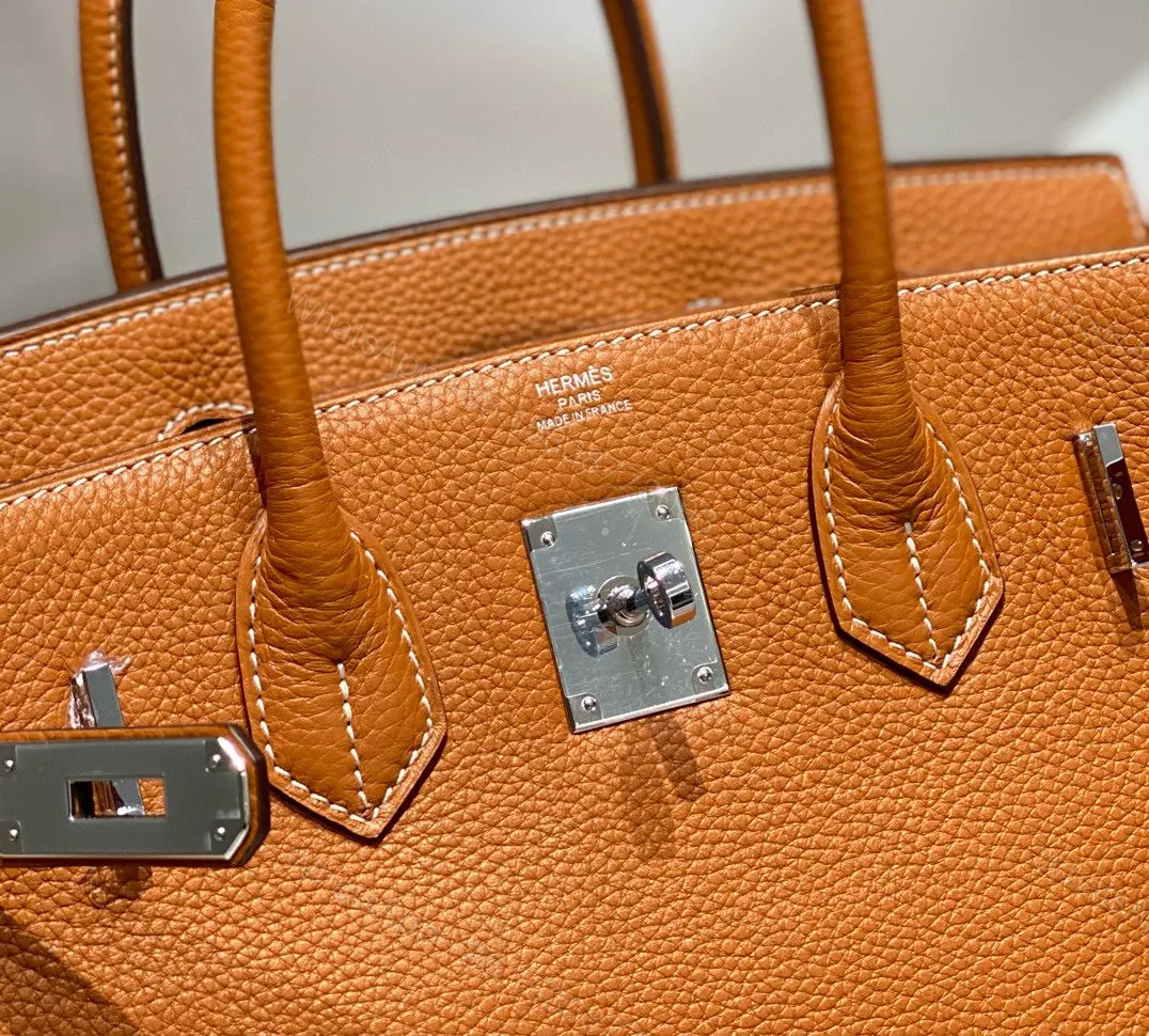 View 5 of HN 30 BROWN TOGO LEATHER SILVER HARDWARE