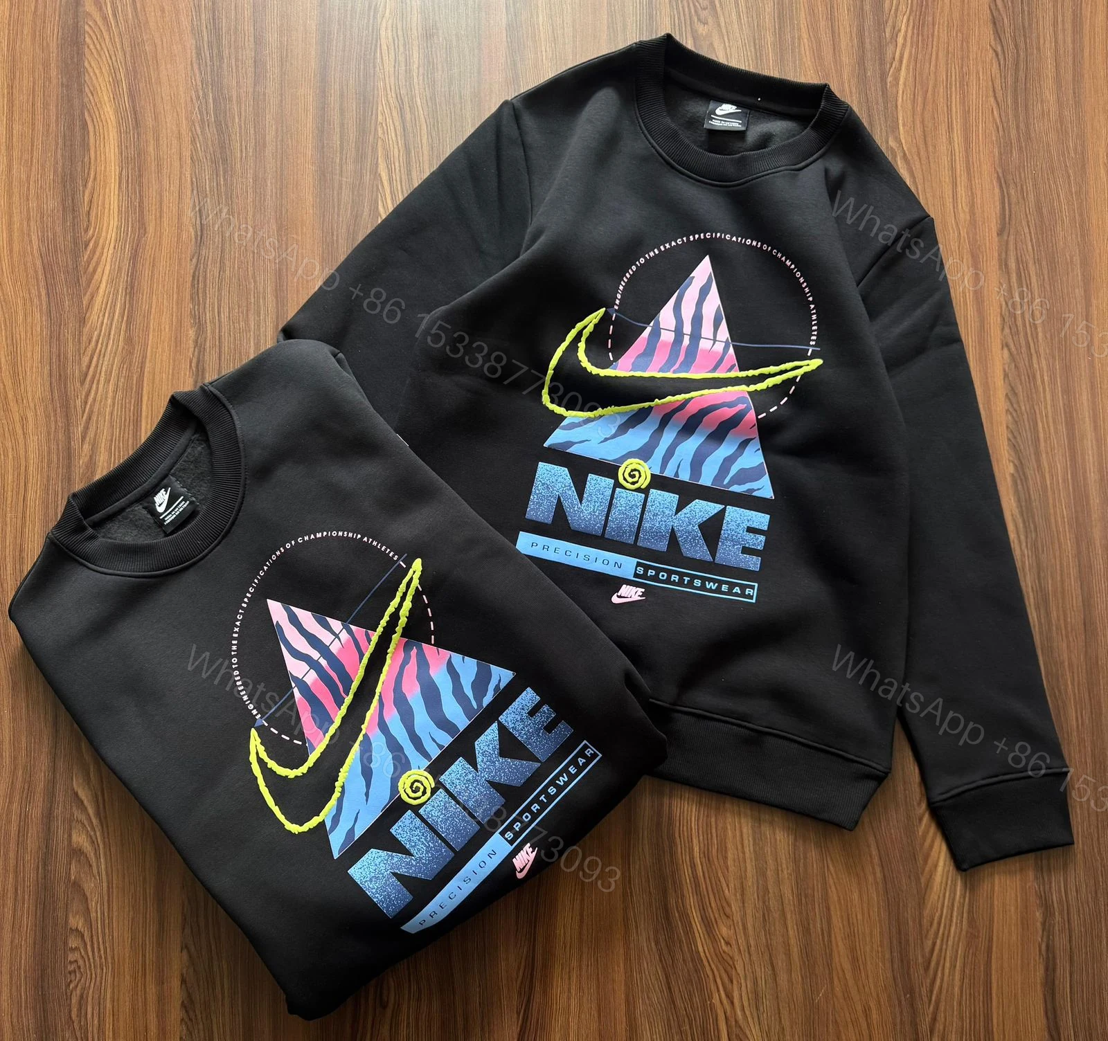 View 4 of First Copy Nike Round Neck Sweatshirt for Men