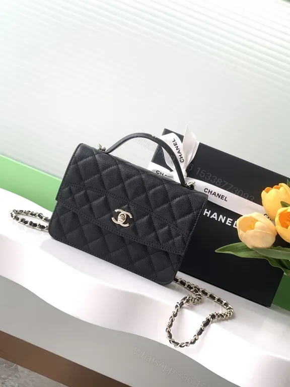 Chanel-Inspired Quilted Mini Bag: Sleek All-Day Sophistication — view 1