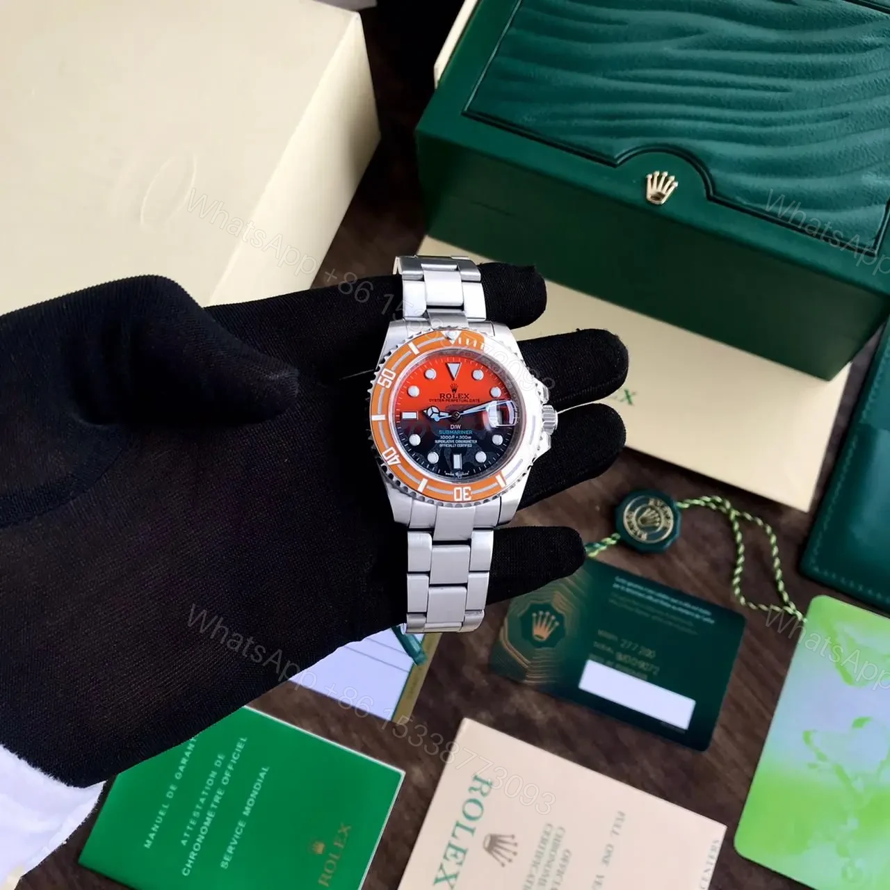 View 5 of Rolex Submariner DiW Orange