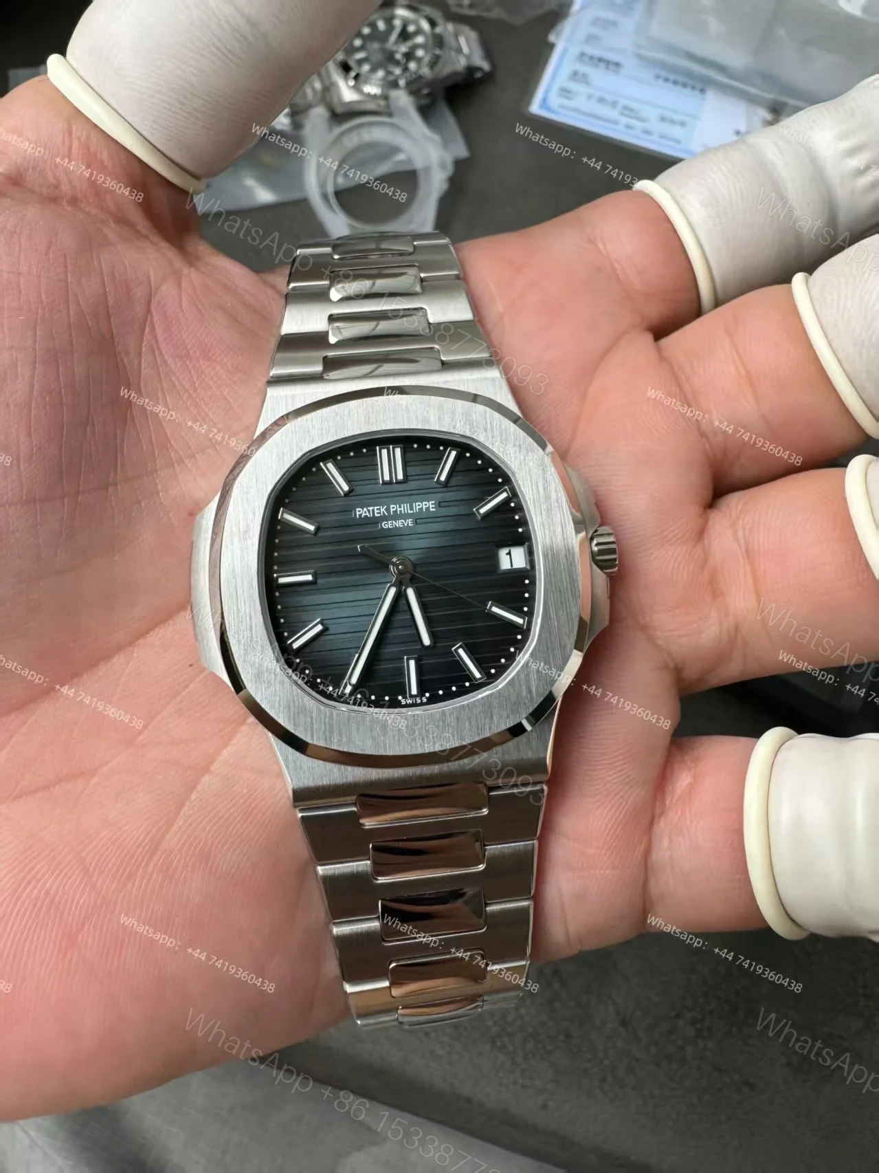 View 6 of Patek Philippe Super Clone Nautilus 5711 Blue Dial 40MM