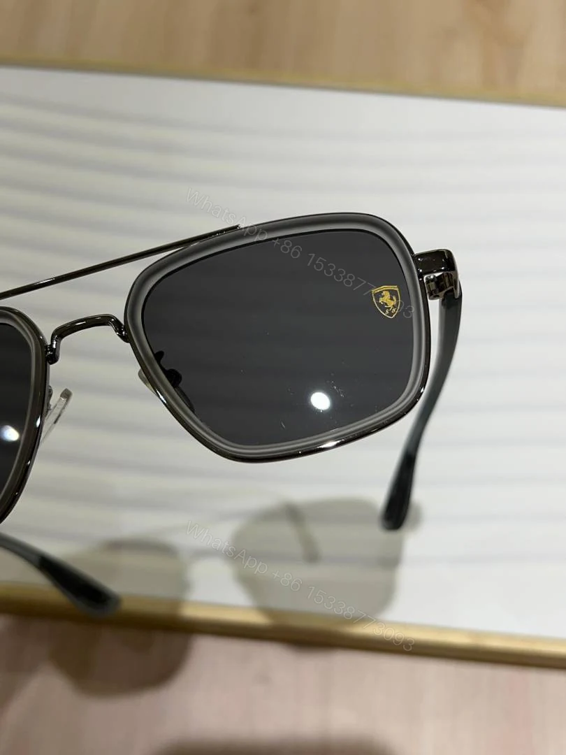 View 5 of First Copy RayBan 06 Grey Black Premium UV Protected Luxury Sunglasses