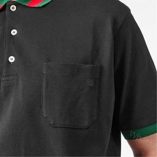 View 10 of FIRST COPY GUCCI LUXURY STYLE SUMMER LOOK POLO T-SHIRT