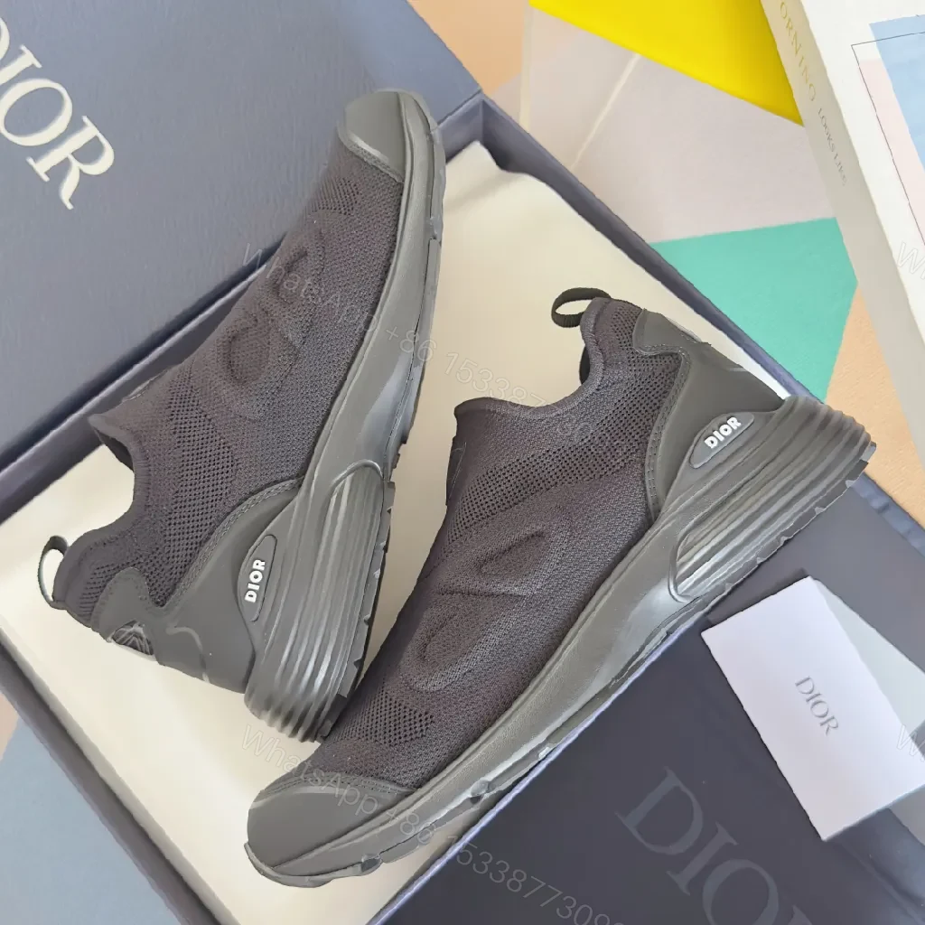View 8 of All-Day Knit Runner: Premium Luxe Sneaker, Graphite/Charcoal