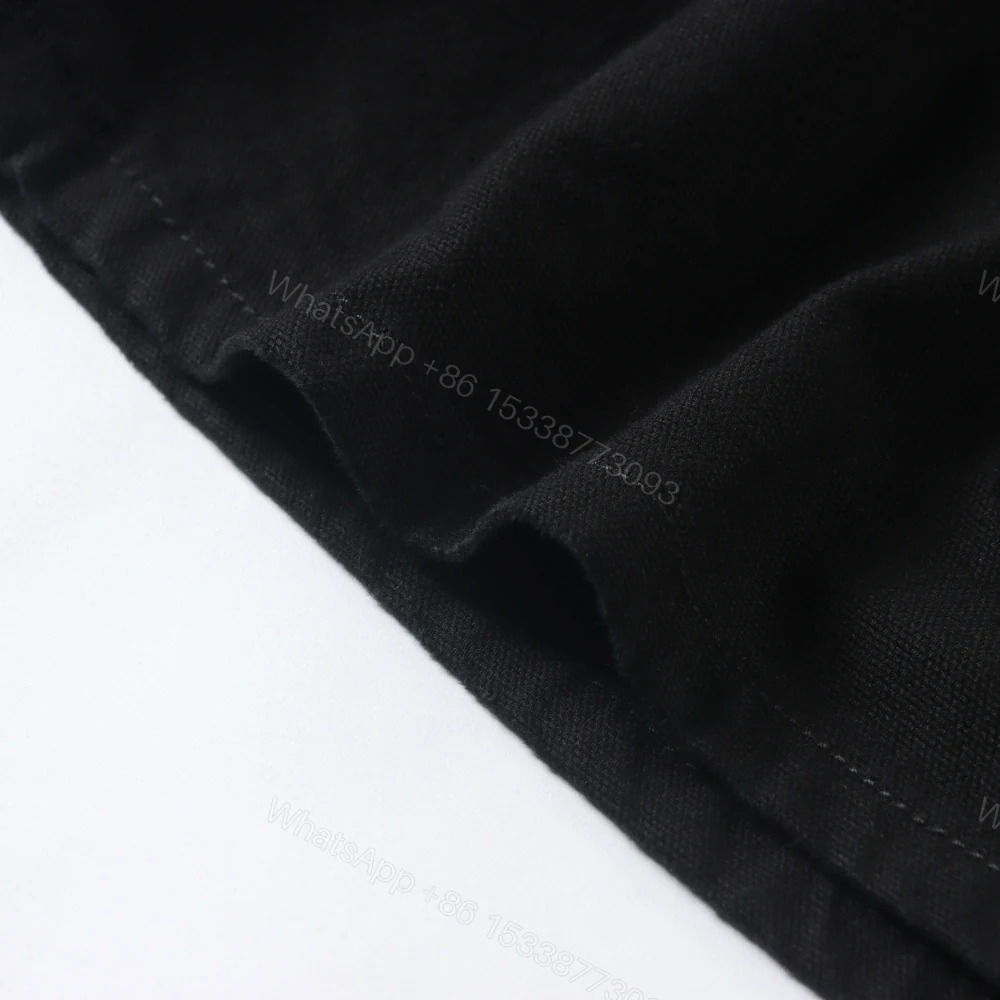 View 8 of 高仿LV*SS24系列1AFR0063金標LOGO工裝褲黑色
