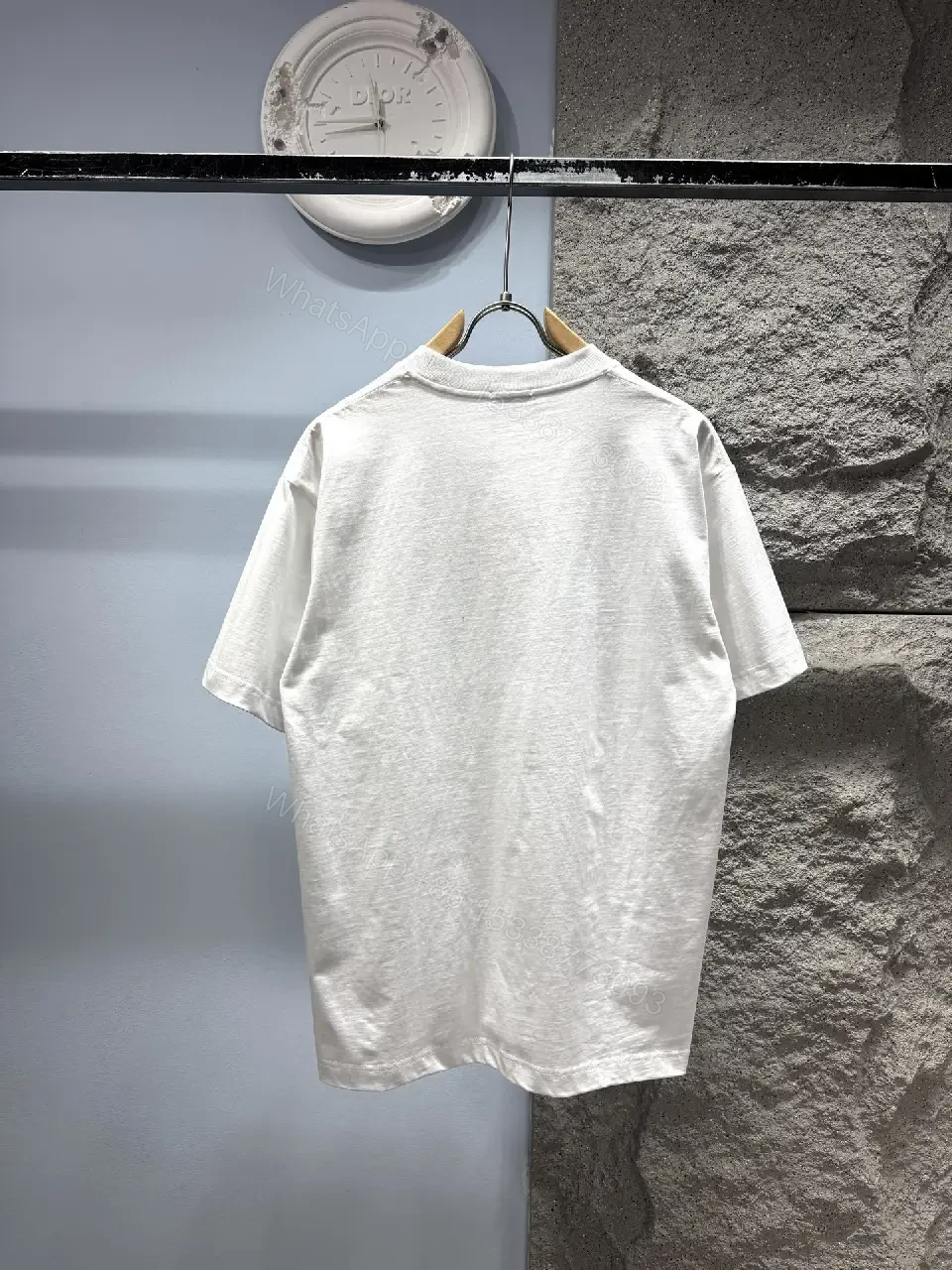 View 5 of Casual Luxe Embroidered Tee - Premium Cotton, Relaxed Fit, Logo Accent