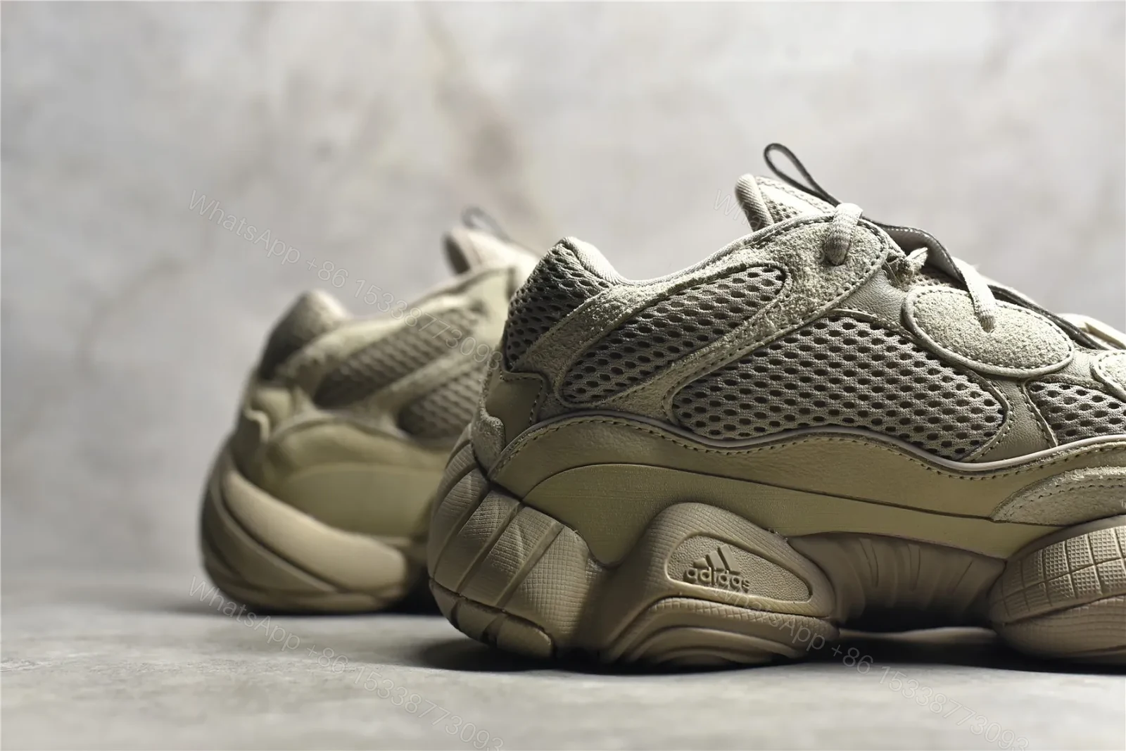 View 5 of Adidas Originals Yeezy 500 Taupe Light Replicas