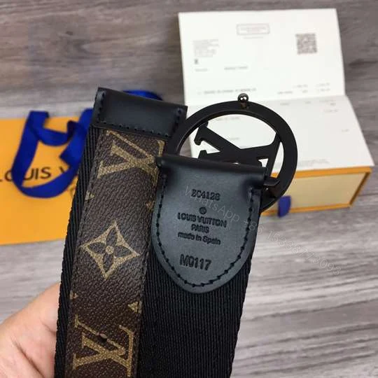 View 4 of LOUIS VUITTON MONOGRAM BELT – B144