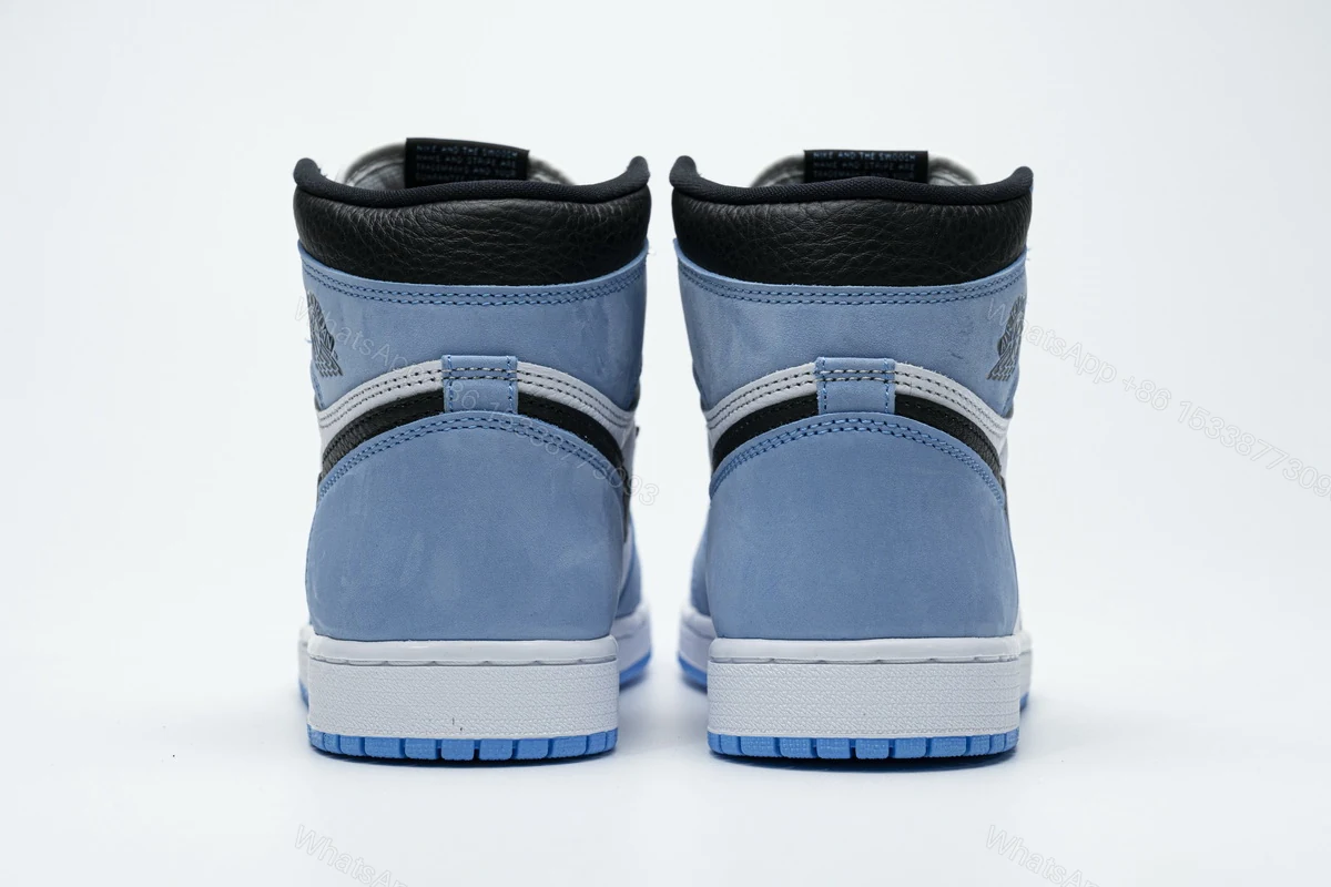 View 9 of Air Jordan 1 Retro High White University Blue Black 555088-134(High quality)