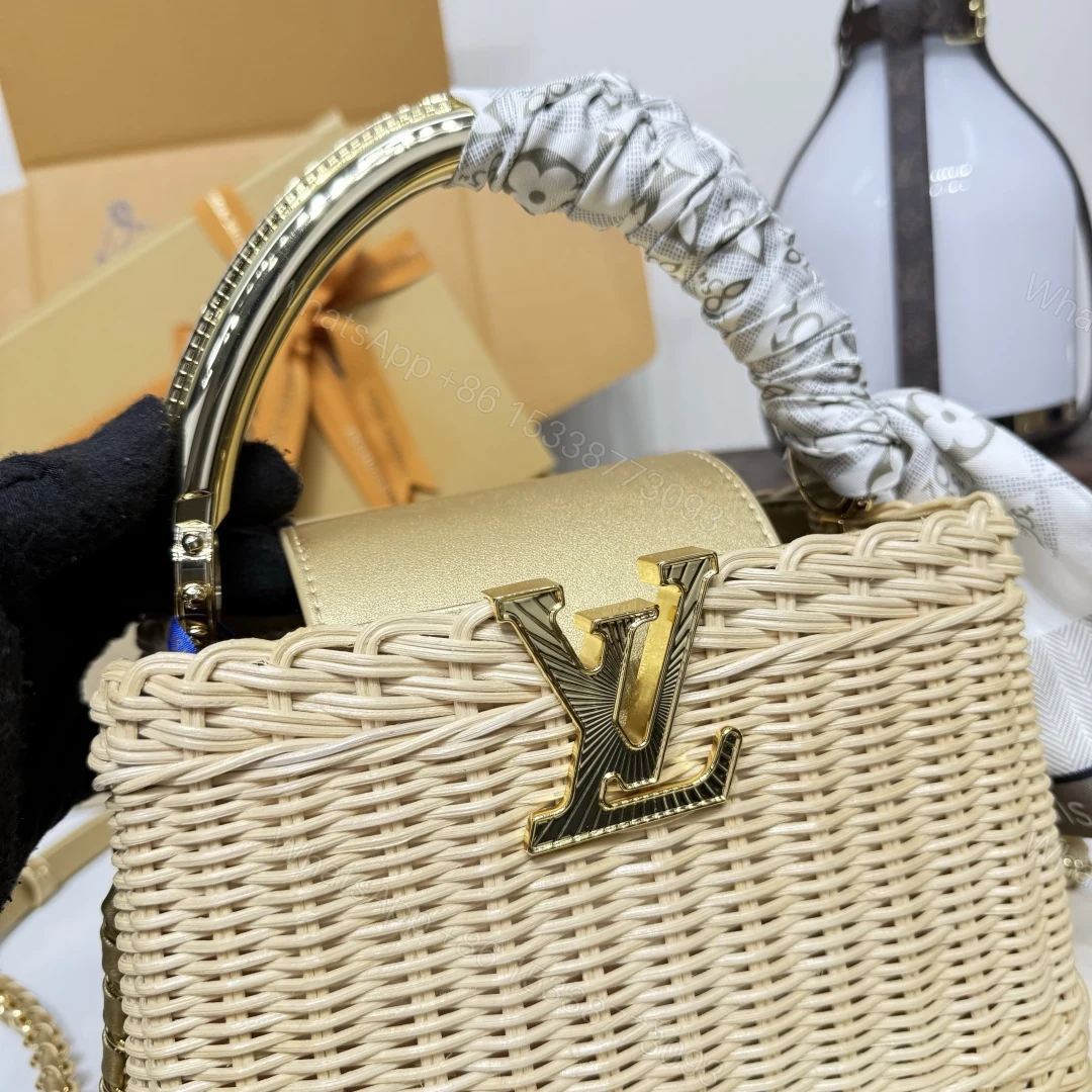 View 6 of Louis Vuitton Capucines BB Wicker