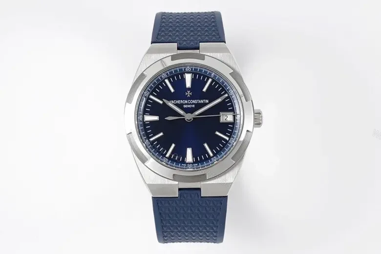 GS Factory Vacheron Constantin Overseas 4500V Series Steel Watch – Blue Dial, 41mm Stainless Steel Case, Rubber Strap, Automatic Cal.5100 Movement, 60-Hour Power Reserve, Geneva Seal Certified — view 1