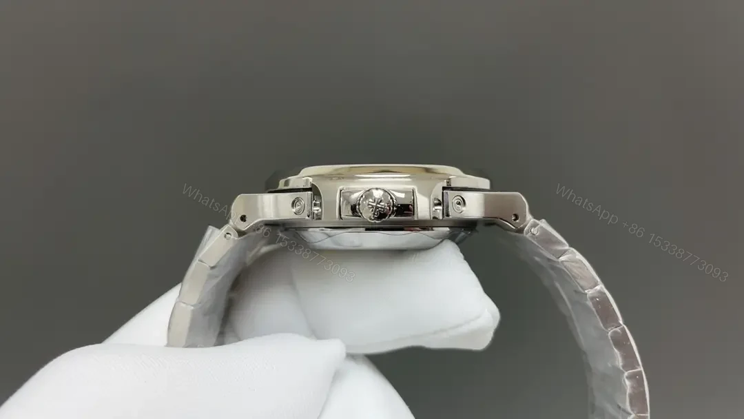 View 4 of Patek Super Clone Nautilus 5726/1A Grey Dial Steel Bracelet Premium 40MM PATEK-NAUT5726-GRY40-V2