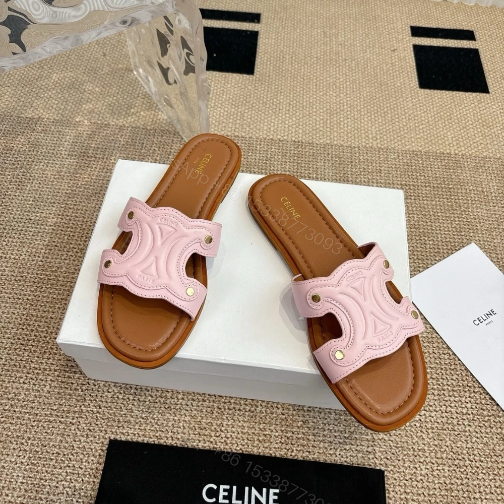 View 3 of CELINE MARINA MULE PINK 364783767C 25BD