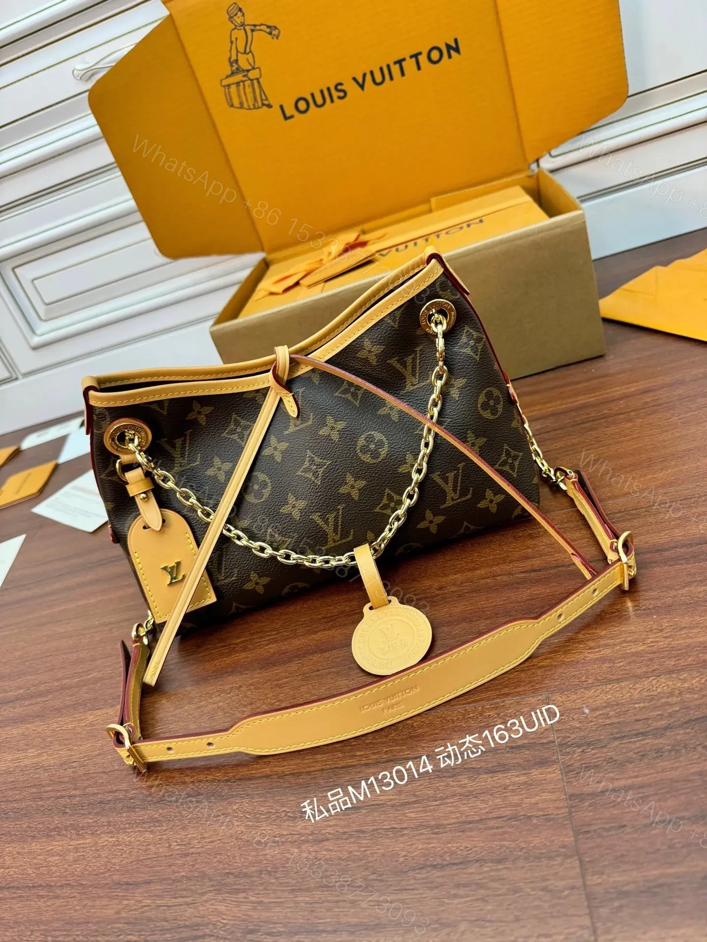 View 4 of LV Carryall BB Monogram Handbag