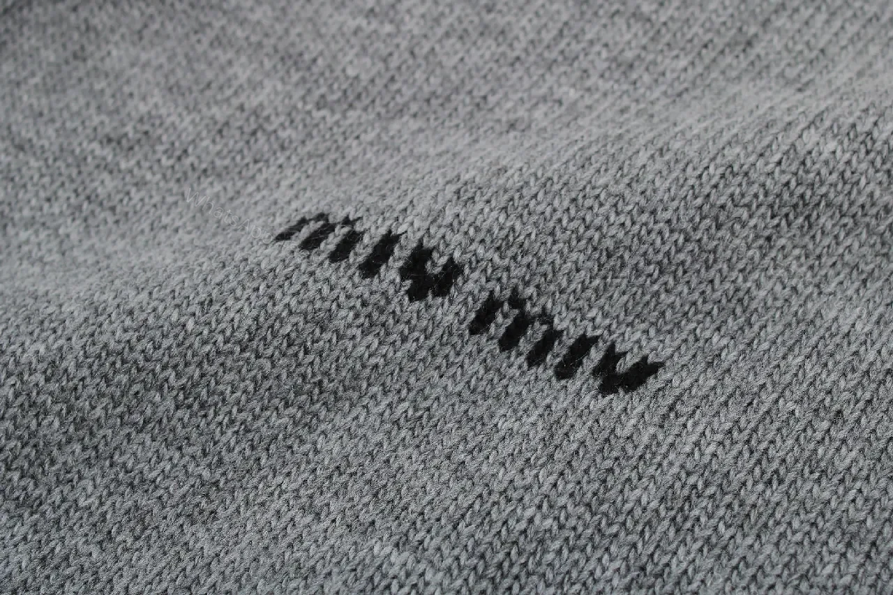 View 9 of Soft-Knit V-Neck Layer: Textured Weave Knit Sweater with Underlayer Contrast