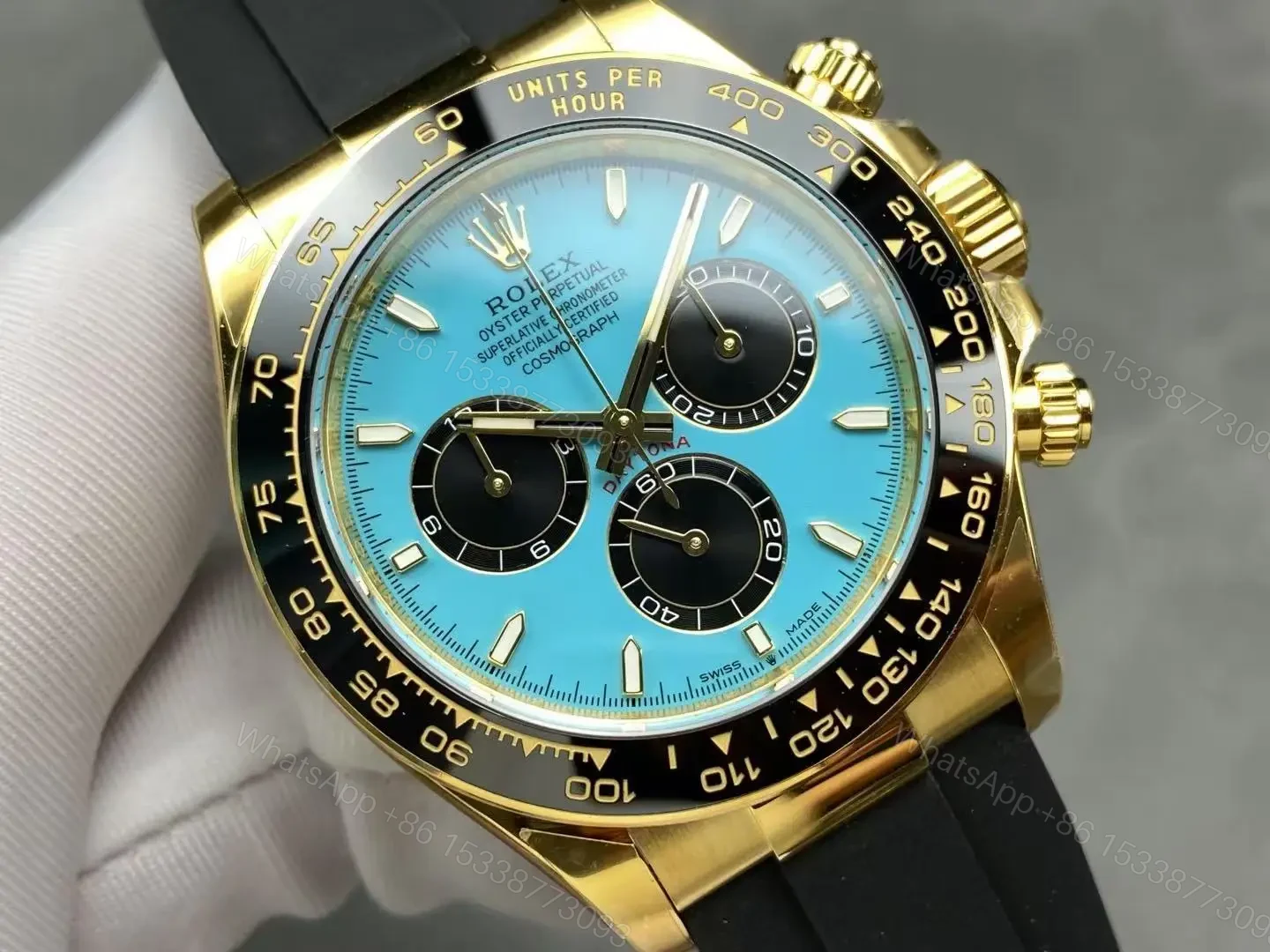 View 6 of Superclone Rolex Daytona 40 mm 126518LN Tiffany Dial