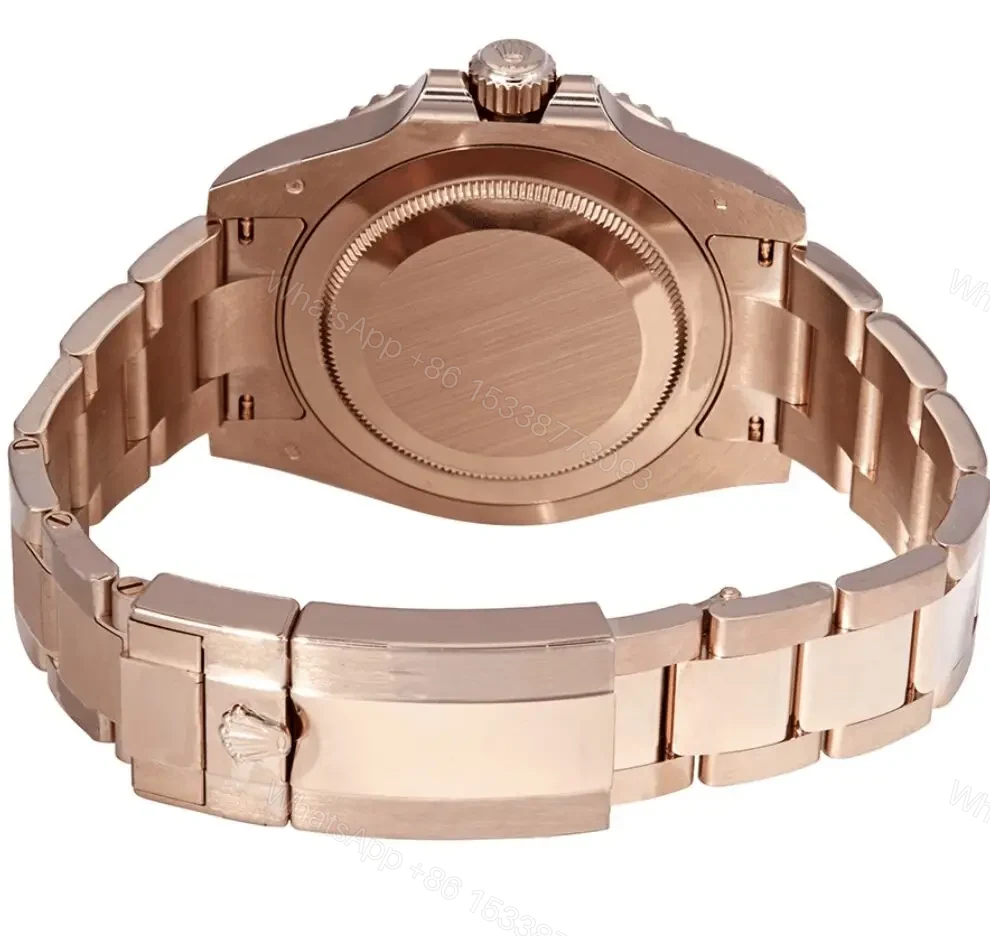 View 2 of Replica Rolex GMT Master 2 – Rose Gold/Black