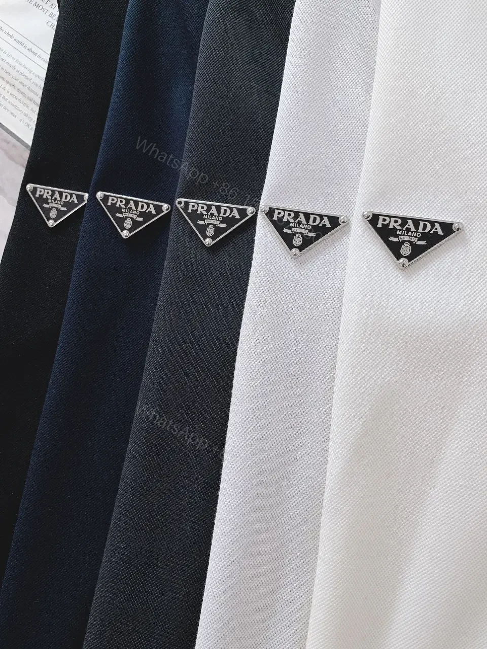View 10 of Cream/off-white Classic Polo Shirt with Logo Embroidery
