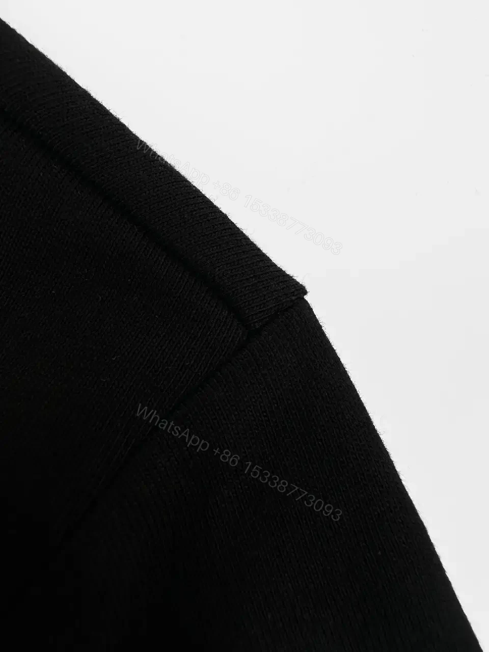 View 4 of Black Cotton T-shirt Moncler Logo Tee