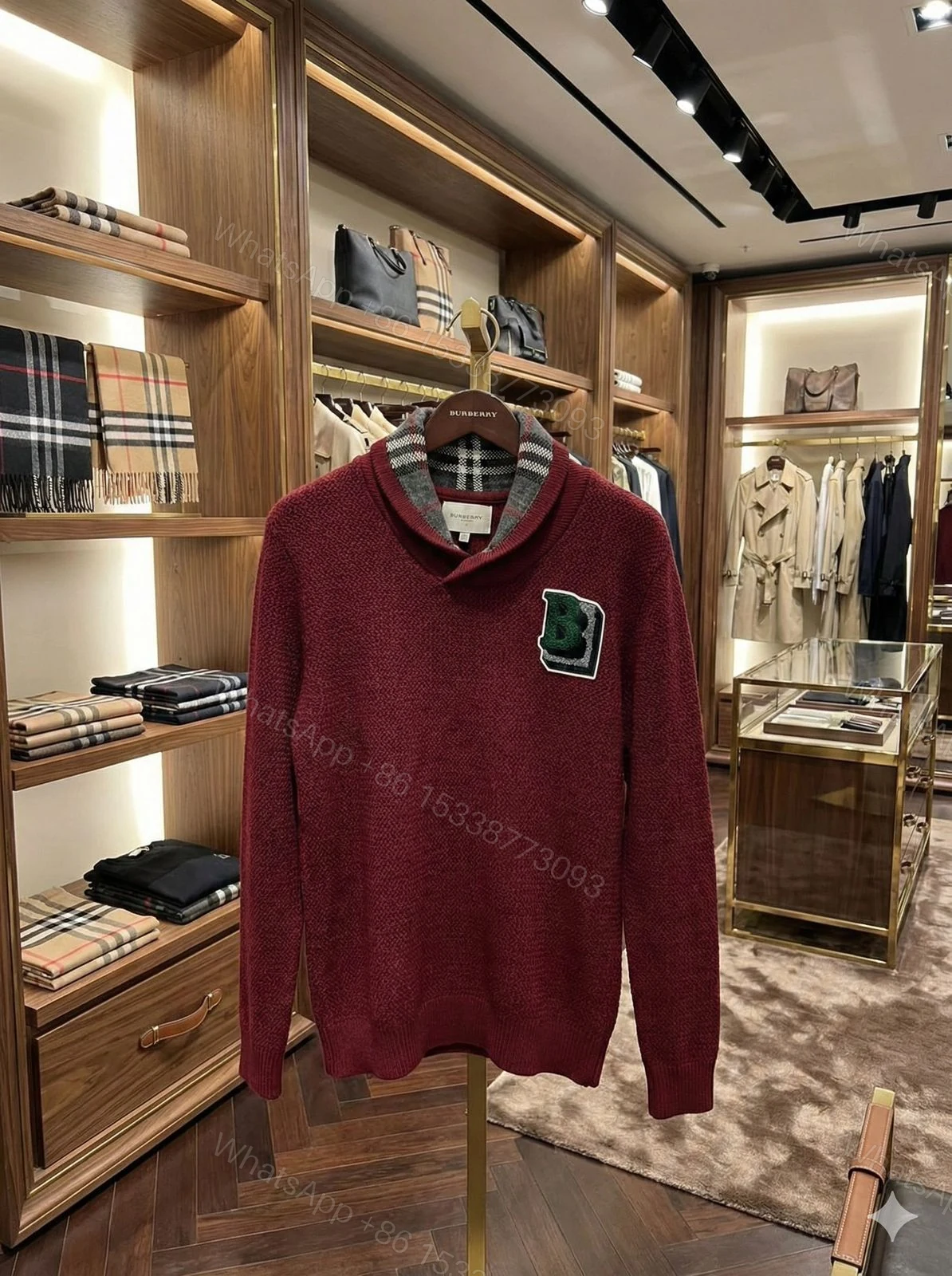 View 8 of FIRST COPY BURBERRY IMPORTED SWEATER