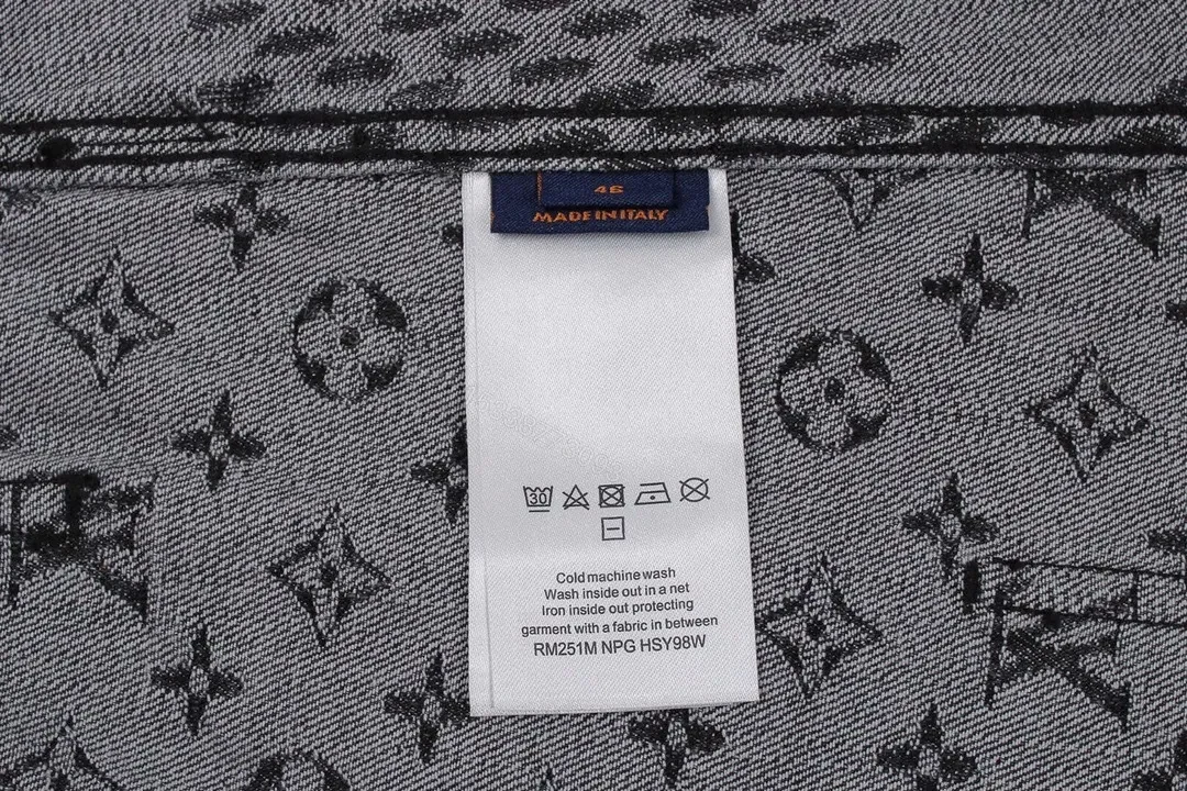 View 8 of Monogram Patchwork Denim Jacket: Modern Texture & Signature Detail