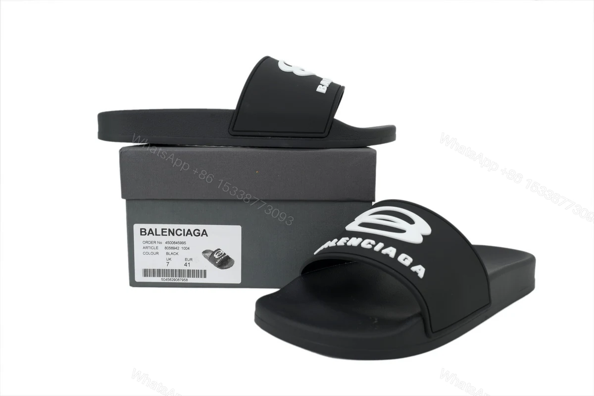 View 6 of Balenciaga Pool Slide Balck