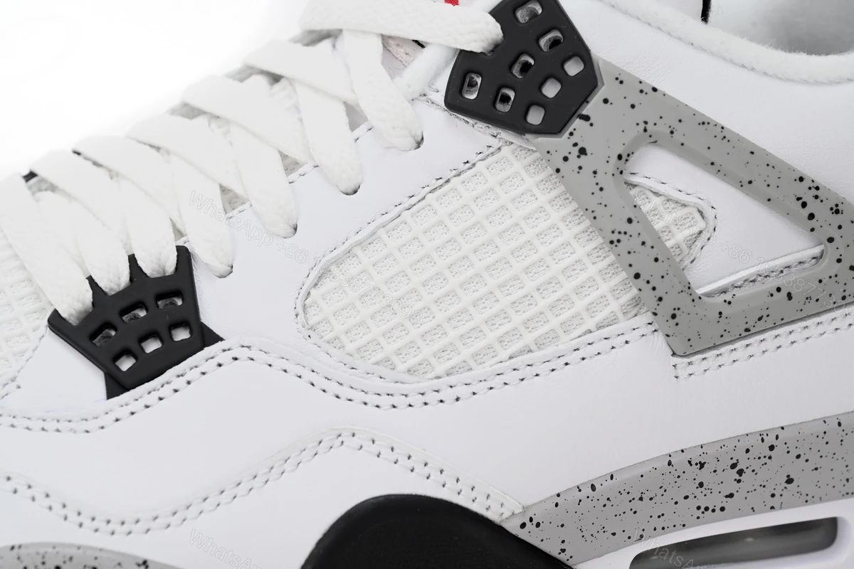 View 11 of Air Jordan 4 Retro White Cement 840606-192(Best Quality)