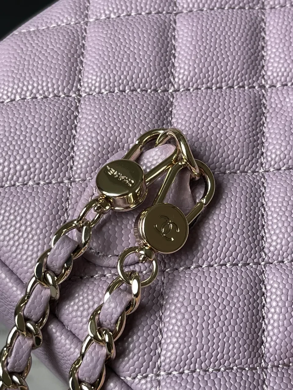 View 4 of Lavender Quilted Mini Crossbody — Luxe Everyday Bag
