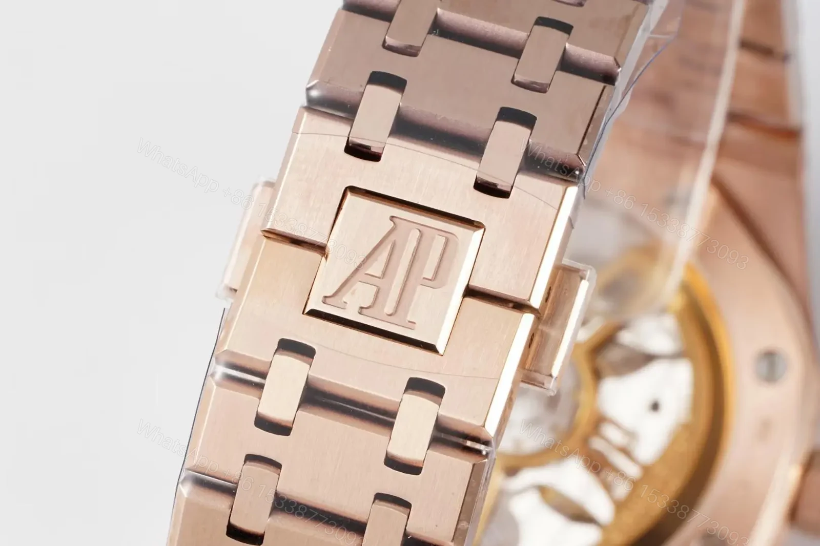 View 8 of APS Factory Audemars Piguet Royal Oak 15500 Rose Gold Black Dial Watch