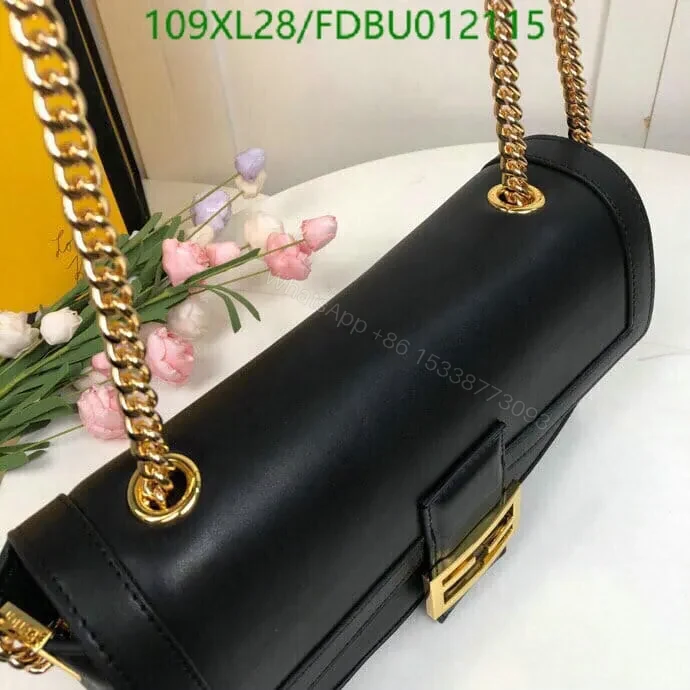 View 8 of Fendi Knockoff Baguette Chain Leather Medium Bag FDBU817 – Timeless Elegance