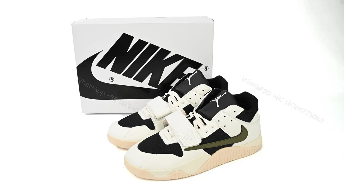 Travis Scott x Jordan Cut The Check Nice Kicks Olive Green FZ8117-045 — view 2